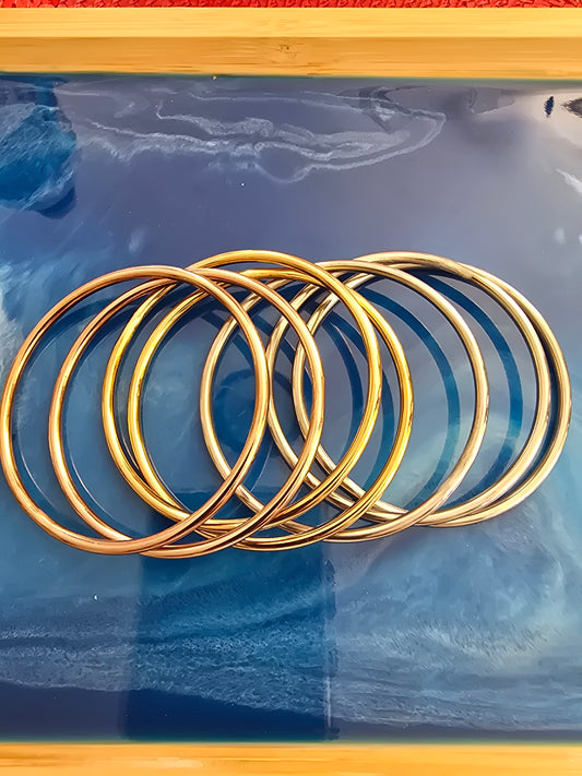 Small tricolor bangles set